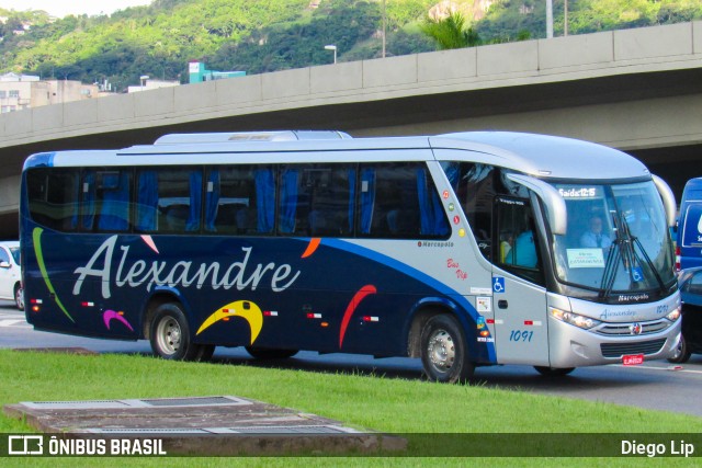 Alexandre Turismo 1091 na cidade de Florianópolis, Santa Catarina, Brasil, por Diego Lip. ID da foto: 6607730.