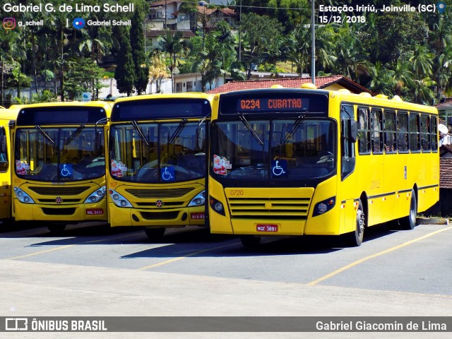 Transtusa - Transporte e Turismo Santo Antônio 0720 na cidade de Joinville, Santa Catarina, Brasil, por Gabriel Giacomin de Lima. Número da foto: #6607818.