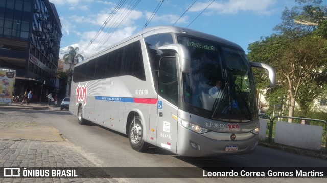 Auto Viação 1001 RJ 108.130 na cidade de Nova Friburgo, Rio de Janeiro, Brasil, por Leonardo Correa Gomes Martins. Número da foto: #6609179.
