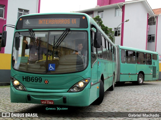 Auto Viação Redentor HB699 na cidade de Curitiba, Paraná, Brasil, por Gabriel Machado. Número da foto: #6608958.