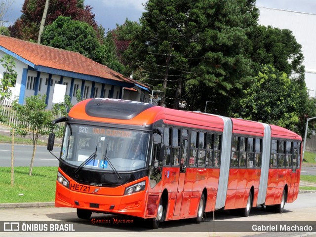 Auto Viação Redentor HE721 na cidade de Curitiba, Paraná, Brasil, por Gabriel Machado. ID da foto: 6608982.