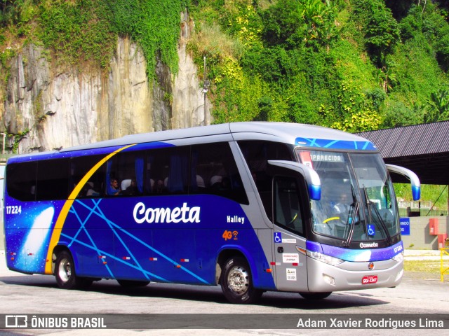 Viação Cometa 17224 na cidade de Santos, São Paulo, Brasil, por Adam Xavier Rodrigues Lima. Número da foto: #6609451.