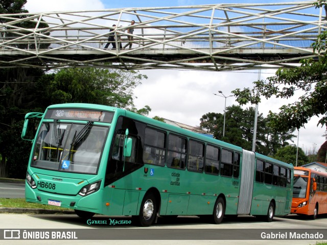 Auto Viação Redentor HB608 na cidade de Curitiba, Paraná, Brasil, por Gabriel Machado. ID da foto: 6608991.