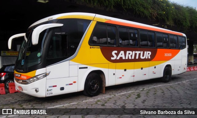 Saritur - Santa Rita Transporte Urbano e Rodoviário 30300 na cidade de Belo Horizonte, Minas Gerais, Brasil, por Silvano Barboza da Silva. Número da foto: #6608693.