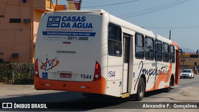 Auto Viação Imperatriz 1544 na cidade de Santo Amaro da Imperatriz, Santa Catarina, Brasil, por Alexandre F.  Gonçalves. Número da foto: #6608604.