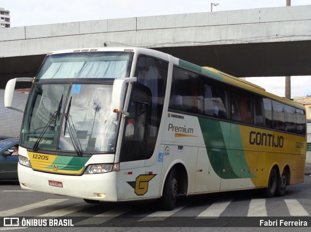 Empresa Gontijo de Transportes 12205 na cidade de Belo Horizonte, Minas Gerais, Brasil, por Fabri Ferreira. Número da foto: #6608896.