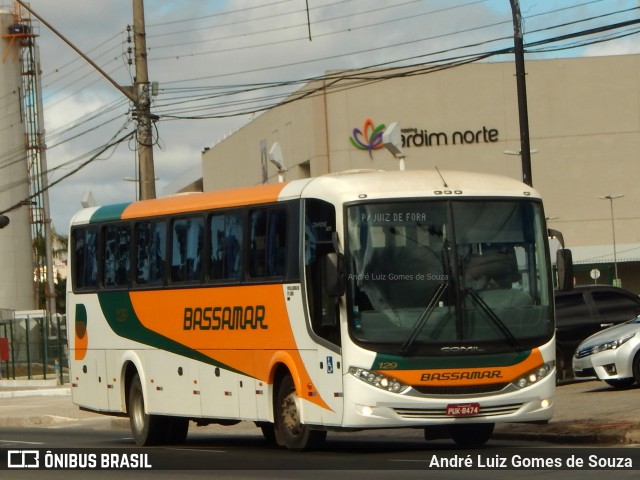 Viação Bassamar 129 na cidade de Juiz de Fora, Minas Gerais, Brasil, por André Luiz Gomes de Souza. ID da foto: 6609690.