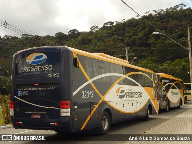 Viação Progresso 32313 na cidade de Juiz de Fora, Minas Gerais, Brasil, por André Luiz Gomes de Souza. ID da foto: 6609636.