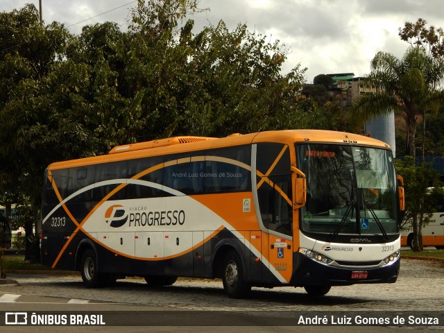 Viação Progresso 32313 na cidade de Juiz de Fora, Minas Gerais, Brasil, por André Luiz Gomes de Souza. ID da foto: 6609622.