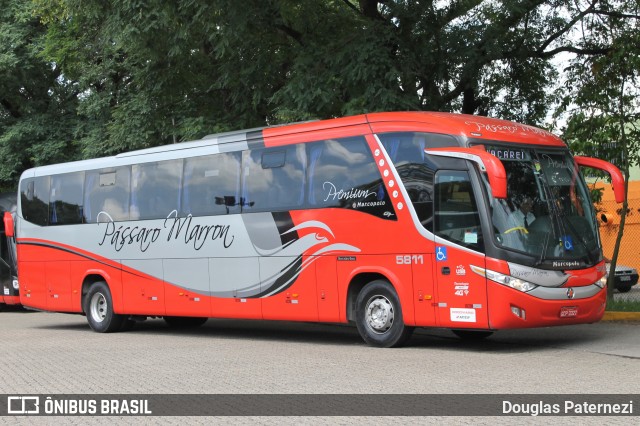 Empresa de Ônibus Pássaro Marron 5811 na cidade de São Paulo, São Paulo, Brasil, por Douglas Paternezi. ID da foto: 6608844.