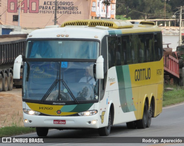 Empresa Gontijo de Transportes 14760 na cidade de Conselheiro Lafaiete, Minas Gerais, Brasil, por Rodrigo  Aparecido. Número da foto: #6611225.