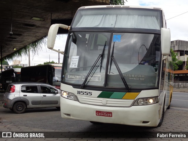 Empresa Gontijo de Transportes 11555 na cidade de Belo Horizonte, Minas Gerais, Brasil, por Fabri Ferreira. ID da foto: 6611098.