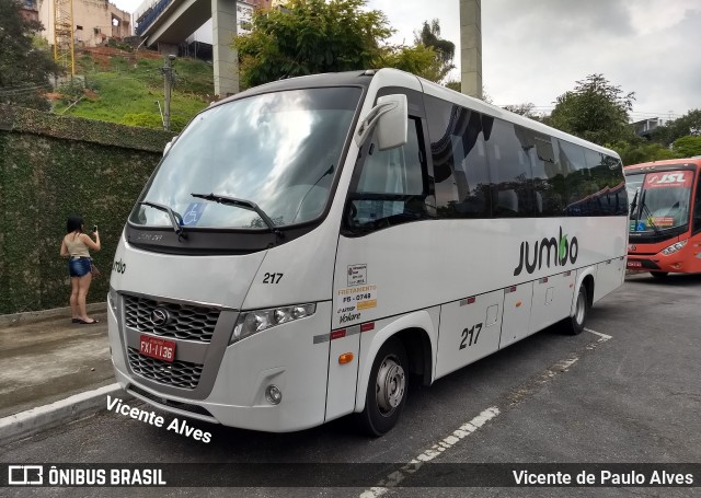Jumbo Turismo 217 na cidade de Aparecida, São Paulo, Brasil, por Vicente de Paulo Alves. Número da foto: #6548935.