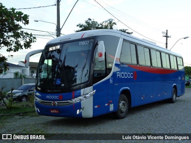 Viação Riodoce 91807 na cidade de Campos dos Goytacazes, Rio de Janeiro, Brasil, por Luis Otávio Vicente Domingues. ID da foto: 6547716.