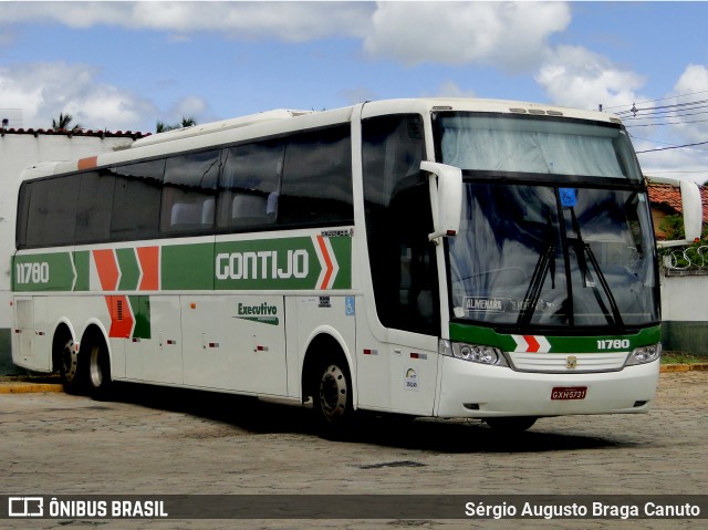 Empresa Gontijo de Transportes 11780 na cidade de Almenara, Minas Gerais, Brasil, por Sérgio Augusto Braga Canuto. ID da foto: 6549513.