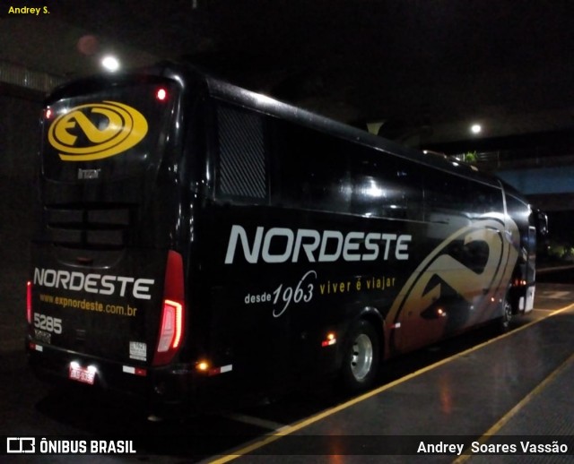 Expresso Nordeste 5285 na cidade de Jaú, São Paulo, Brasil, por Andrey  Soares Vassão. Número da foto: #6547394.