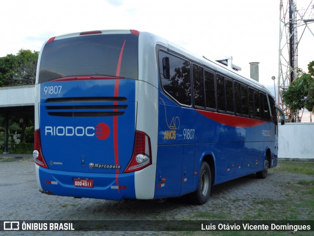 Viação Riodoce 91807 na cidade de Campos dos Goytacazes, Rio de Janeiro, Brasil, por Luis Otávio Vicente Domingues. Número da foto: #6547700.