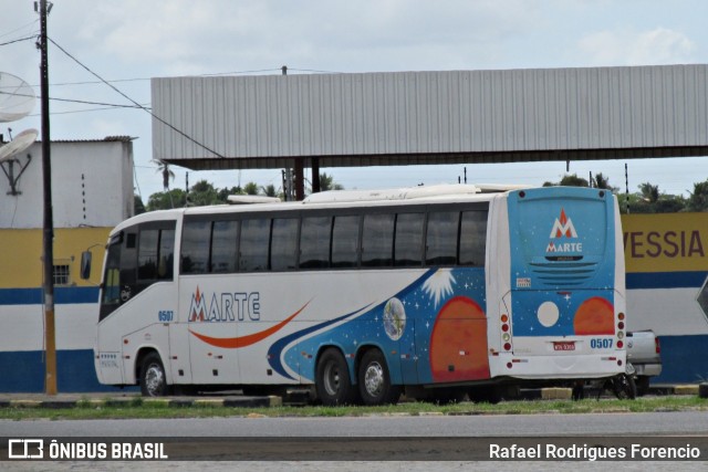 Marte Transportes 0507 na cidade de Esplanada, Bahia, Brasil, por Rafael Rodrigues Forencio. Número da foto: #6547263.