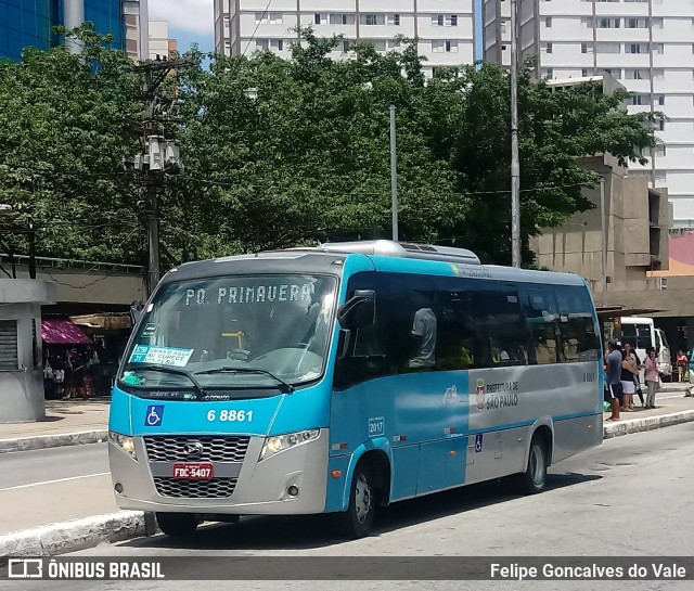 Cooper Líder > A2 Transportes 6 8861 na cidade de São Paulo, São Paulo, Brasil, por Felipe Goncalves do Vale. ID da foto: 6550556.