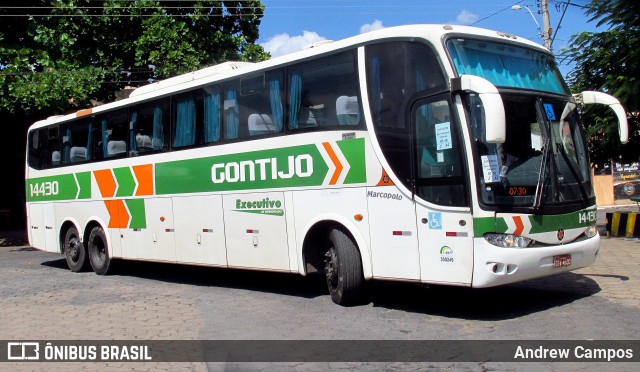 Empresa Gontijo de Transportes 14430 na cidade de Pirapora, Minas Gerais, Brasil, por Andrew Campos. Número da foto: #6550167.
