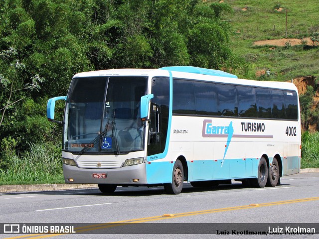 Garras Turismo 4002 na cidade de Juiz de Fora, Minas Gerais, Brasil, por Luiz Krolman. ID da foto: 6551061.