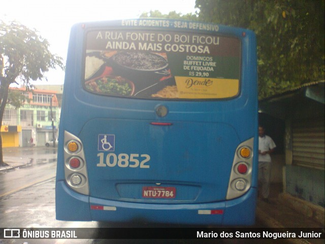 Concessionária Salvador Norte - CSN Transportes 10852 na cidade de Salvador, Bahia, Brasil, por Mario dos Santos Nogueira Junior. Número da foto: #6551572.