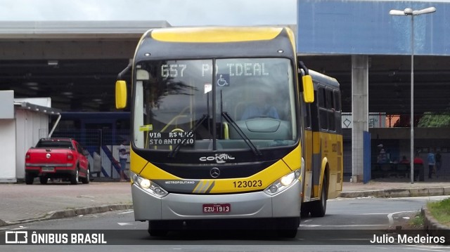 Auto Viação Ouro Verde 123023 na cidade de Campinas, São Paulo, Brasil, por Julio Medeiros. Número da foto: #6551237.