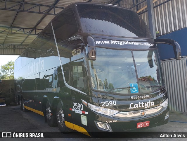 Lattyfa Turismo 2590 na cidade de Carmo do Cajuru, Minas Gerais, Brasil, por Ailton Alves. Número da foto: #6550453.