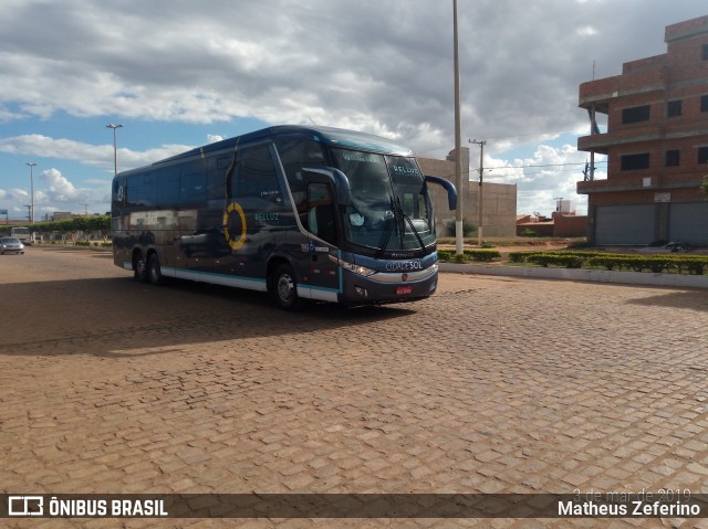 Viação Cidade Sol 8520 na cidade de João Dourado, Bahia, Brasil, por Matheus Zeferino. Número da foto: #6549746.
