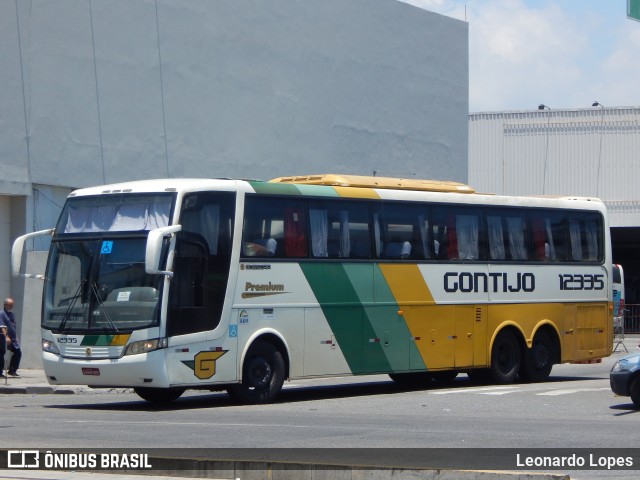 Empresa Gontijo de Transportes 12335 na cidade de Rio de Janeiro, Rio de Janeiro, Brasil, por Leonardo Lopes. ID da foto: 6553309.