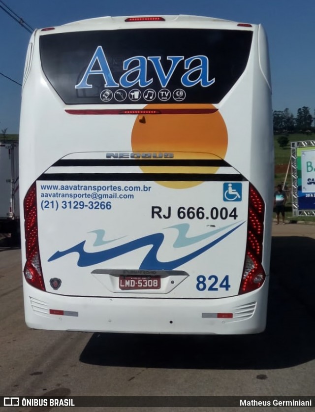 Aava 824 na cidade de São José dos Campos, São Paulo, Brasil, por Matheus Germiniani. Número da foto: #6552511.