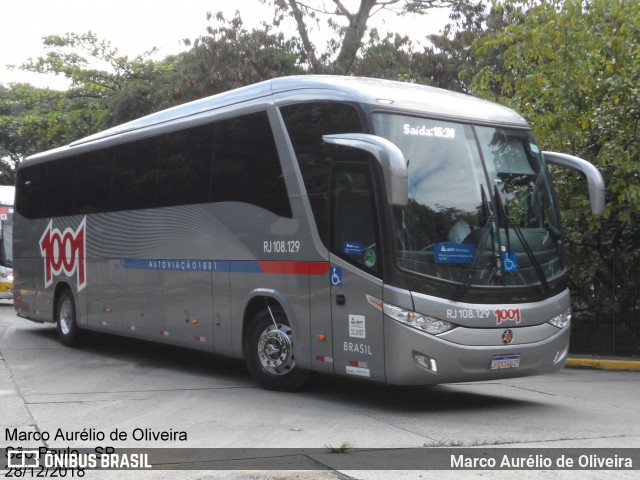 Auto Viação 1001 RJ 108.129 na cidade de São Paulo, São Paulo, Brasil, por Marco Aurélio de Oliveira. Número da foto: #6555084.