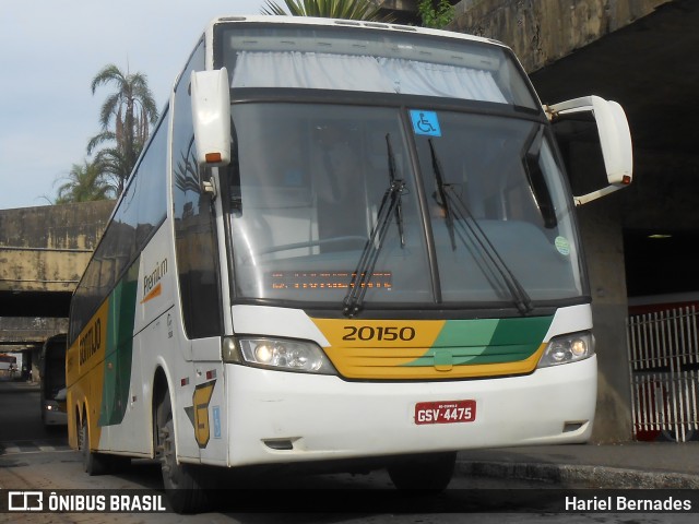 Empresa Gontijo de Transportes 20150 na cidade de Belo Horizonte, Minas Gerais, Brasil, por Hariel Bernades. ID da foto: 6554590.