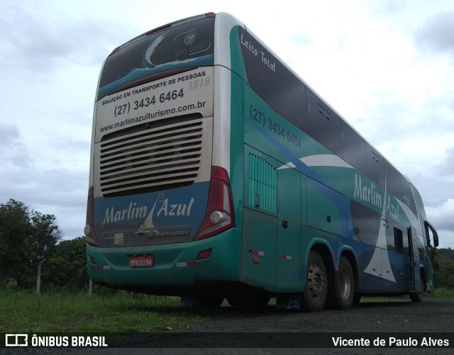 Marlim Azul Turismo 1818 na cidade de Capitólio, Minas Gerais, Brasil, por Vicente de Paulo Alves. ID da foto: 6552655.