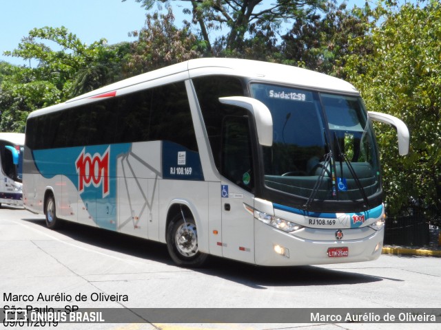 Auto Viação 1001 RJ 108.169 na cidade de São Paulo, São Paulo, Brasil, por Marco Aurélio de Oliveira. Número da foto: #6555143.
