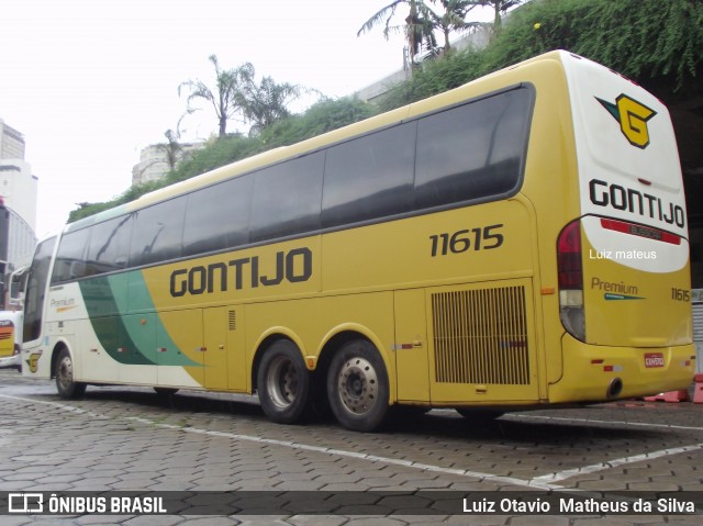 Empresa Gontijo de Transportes 11615 na cidade de Belo Horizonte, Minas Gerais, Brasil, por Luiz Otavio Matheus da Silva. ID da foto: 6553879.