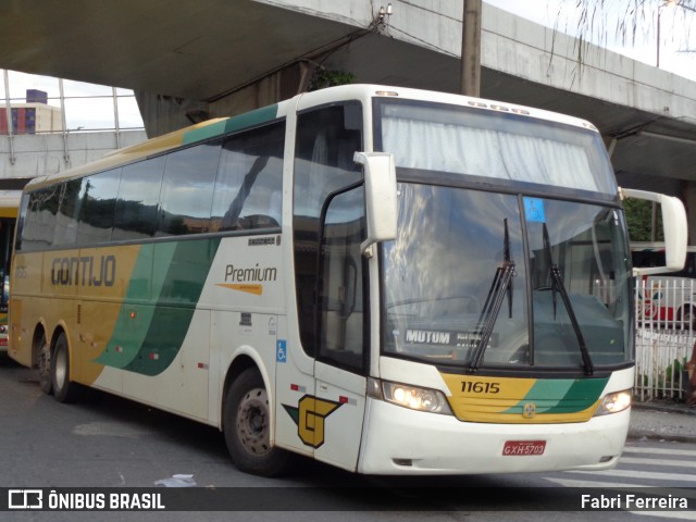 Empresa Gontijo de Transportes 11615 na cidade de Belo Horizonte, Minas Gerais, Brasil, por Fabri Ferreira. Número da foto: #6553964.