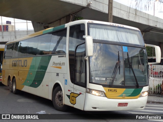 Empresa Gontijo de Transportes 11615 na cidade de Belo Horizonte, Minas Gerais, Brasil, por Fabri Ferreira. ID da foto: 6553964.