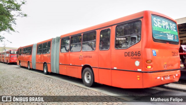 Cristo Rei > CCD Transporte Coletivo > SPE Via Mobilidade S/A DE846 na cidade de Curitiba, Paraná, Brasil, por Matheus Felipe. Número da foto: #6552266.
