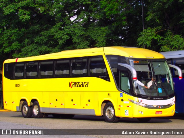 Kaissara - Viação Caiçara 15104 na cidade de São Paulo, São Paulo, Brasil, por Adam Xavier Rodrigues Lima. ID da foto: 6553289.