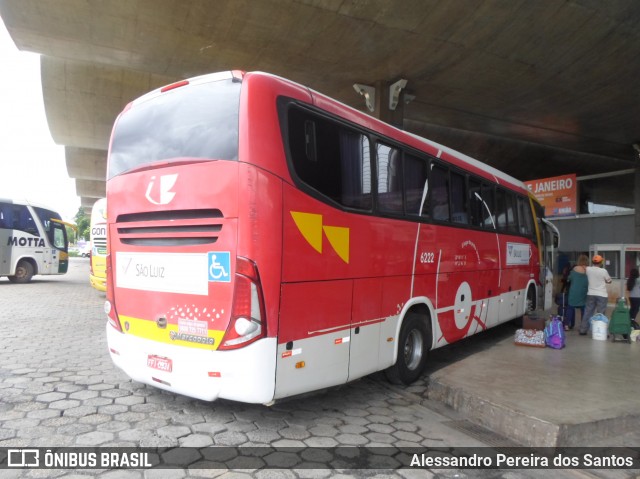 Viação São Luiz 6222 na cidade de Uberlândia, Minas Gerais, Brasil, por Alessandro Pereira dos Santos. Número da foto: #6552370.