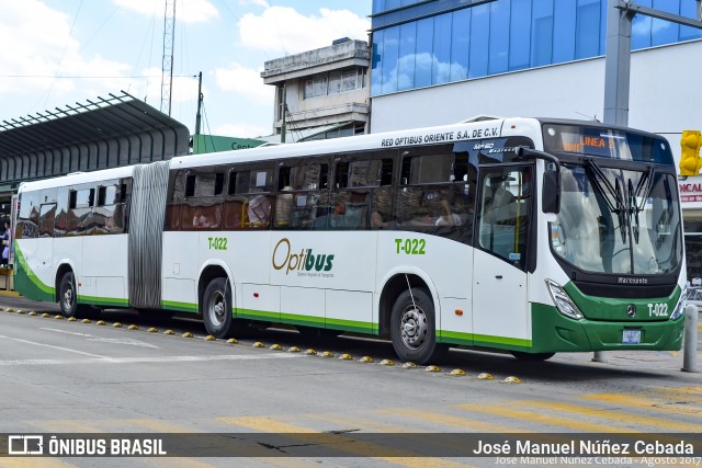 Red Integral Optibus S.A. de C.V. T-022 na cidade de León, Guanajuato, México, por José Manuel Núñez Cebada. Número da foto: #6552790.