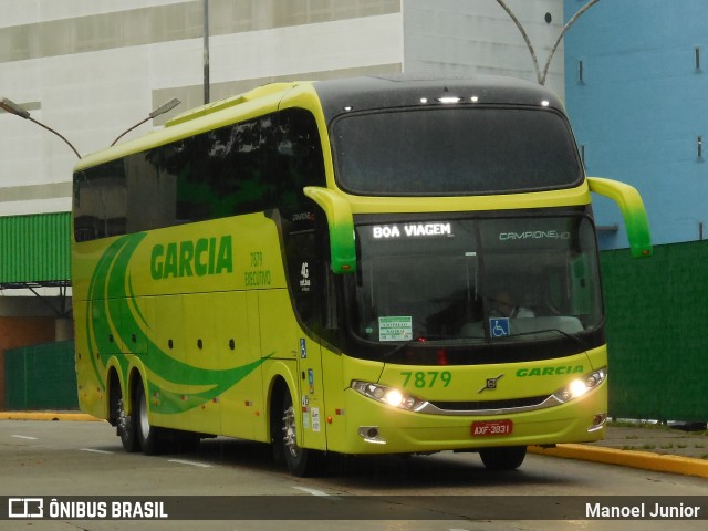 Viação Garcia 7879 na cidade de São Paulo, São Paulo, Brasil, por Manoel Junior. ID da foto: 6555361.