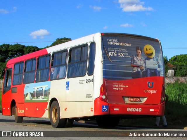 Santa Fé Transportes 95040 na cidade de Belo Horizonte, Minas Gerais, Brasil, por Adão Raimundo Marcelino. Número da foto: #6557520.