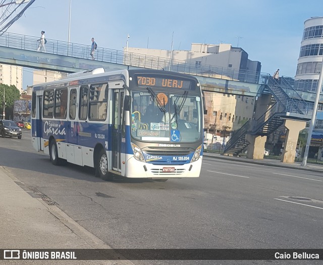 Expresso Garcia RJ 135.034 na cidade de Rio de Janeiro, Rio de Janeiro, Brasil, por Caio Belluca. ID da foto: 6556293.