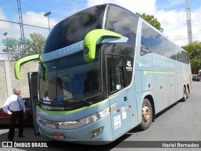 Viação Garcia 16884 na cidade de Belo Horizonte, Minas Gerais, Brasil, por Hariel Bernades. Número da foto: #6557689.