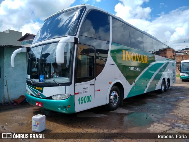 Expresso Inovar Turismo e Transportes 19000 na cidade de Congonhas, Minas Gerais, Brasil, por Rubens  Faria. Número da foto: #6556155.