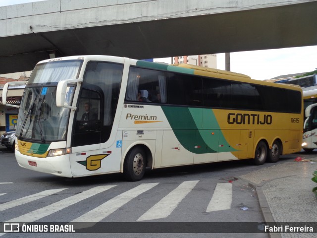 Empresa Gontijo de Transportes 11615 na cidade de Belo Horizonte, Minas Gerais, Brasil, por Fabri Ferreira. ID da foto: 6555594.