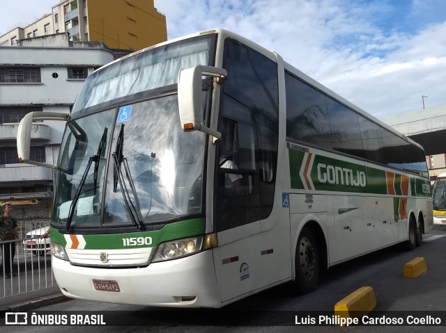 Cia. São Geraldo de Viação 11590 na cidade de Belo Horizonte, Minas Gerais, Brasil, por Luis Philippe Cardoso Coelho. Número da foto: #6555530.