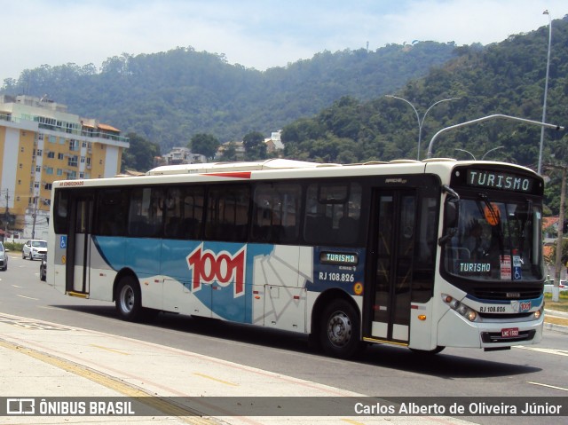 Auto Viação 1001 RJ 108.826 na cidade de Niterói, Rio de Janeiro, Brasil, por Carlos Alberto de Oliveira Júnior. ID da foto: 6557043.